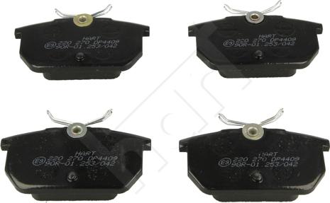 Hart 220 270 - Set placute frana,frana disc aaoparts.ro
