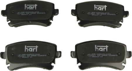 Hart 221 102 - Set placute frana,frana disc aaoparts.ro