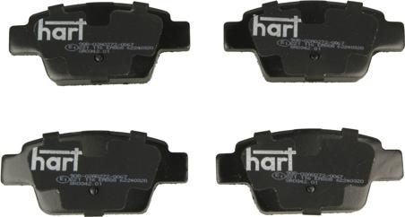 Hart 221 116 - Set placute frana,frana disc aaoparts.ro