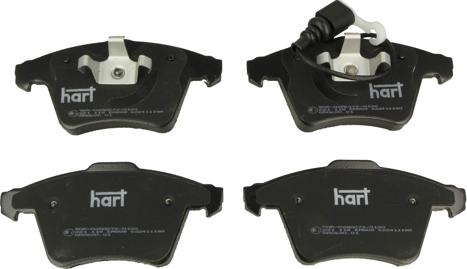 Hart 221 118 - Set placute frana,frana disc aaoparts.ro