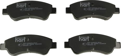 Hart 221 122 - Set placute frana,frana disc aaoparts.ro
