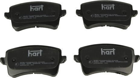 Hart 228 855 - Set placute frana,frana disc aaoparts.ro