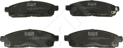 Hart 227 952 - Set placute frana,frana disc aaoparts.ro