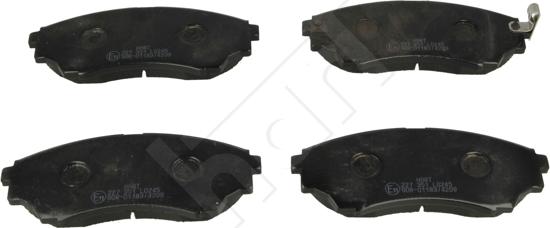 Hart 227 351 - Set placute frana,frana disc aaoparts.ro