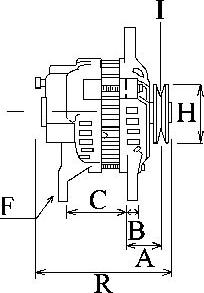 HC-Cargo 116722 - Generator / Alternator aaoparts.ro