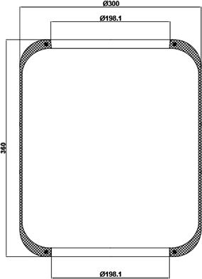 HD 010.662 - Burduf, suspensie pneumatica aaoparts.ro