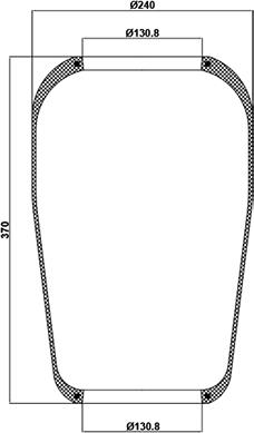 HD 010.673 - Burduf, suspensie pneumatica aaoparts.ro