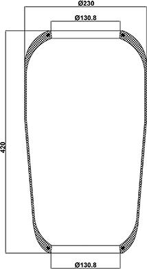 HD 010.884 - Burduf, suspensie pneumatica aaoparts.ro