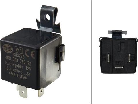 HELLA 4DB 003 750-721 - Modul semnalizare aaoparts.ro