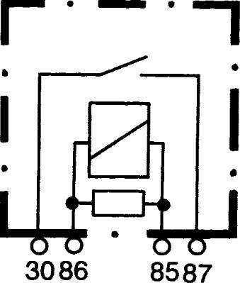 HELLA 4RA 007 791-011 - Releu, curent alimentare aaoparts.ro