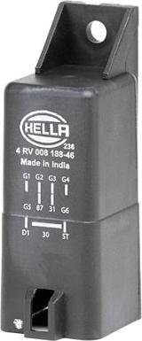 HELLA 4RV 008 188-461 - Unitate de control,bujii incandescente aaoparts.ro