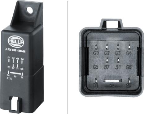 HELLA 4RV 008 188-681 - Unitate de control,bujii incandescente aaoparts.ro