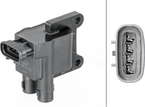 HELLA 5DA 358 057-801 - Bobina de inductie aaoparts.ro
