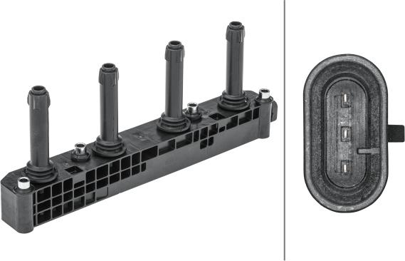 HELLA 5DA 358 168-521 - Bobina de inductie aaoparts.ro