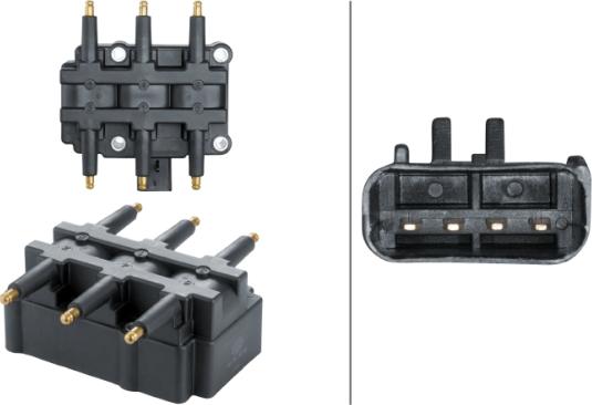 HELLA 5DA 358 168-241 - Bobina de inductie aaoparts.ro