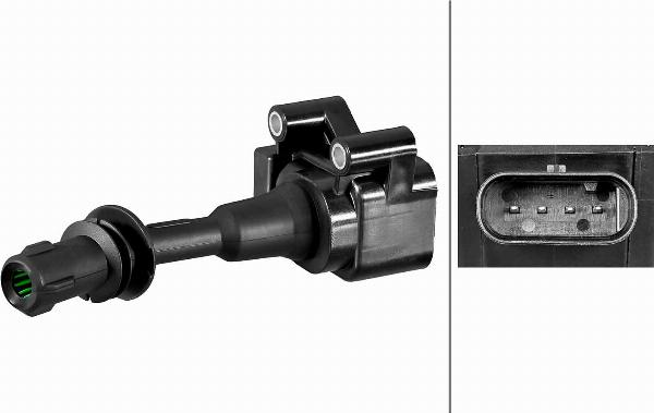HELLA 5DA 358 290-111 - Bobina de inductie aaoparts.ro
