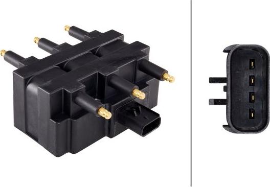HELLA 5DA230035-741 - Bobina de inductie aaoparts.ro