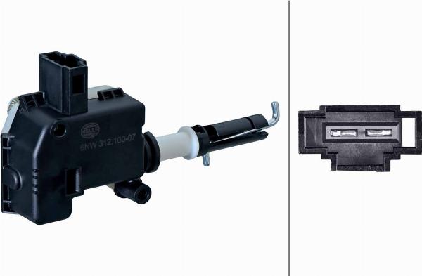 HELLA 6NW 312 100-071 - Element reglaj,inchidere centralizata aaoparts.ro