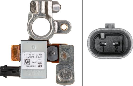 HELLA 6PK 010 557-431 - Senzor, management baterie aaoparts.ro