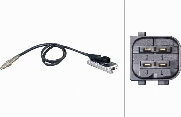 HELLA 6PN 358 186-421 - Senzor NOx, injectie aditiv aaoparts.ro