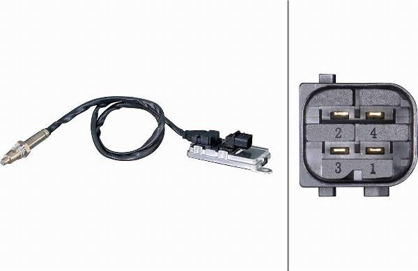 HELLA 6PN 358 186-511 - Senzor NOx, injectie aditiv aaoparts.ro