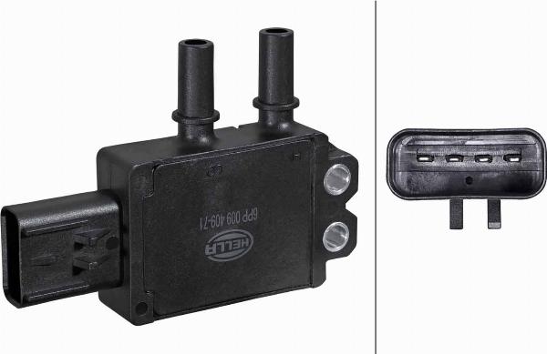 HELLA 6PP 009 409-711 - Senzor, presiune gaze evacuare aaoparts.ro