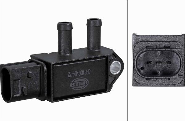 HELLA 6PP 009 409-721 - Senzor, presiune gaze evacuare aaoparts.ro