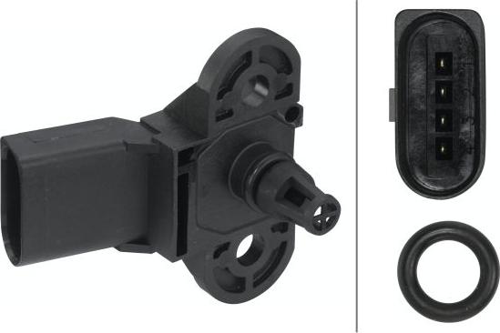 HELLA 6PP 009 400-541 - Senzor,presiune supraalimentare aaoparts.ro