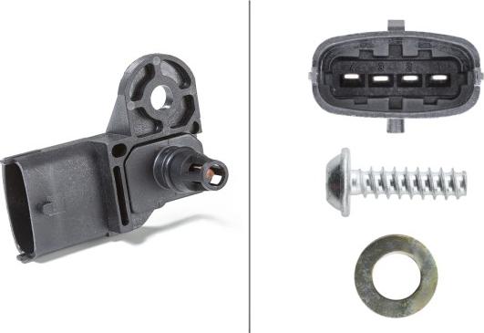 HELLA 6PP 009 400-311 - Senzor, presiune galerie admisie aaoparts.ro