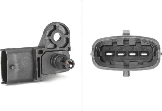 HELLA 6PP 013 112-251 - Senzor,presiune supraalimentare aaoparts.ro