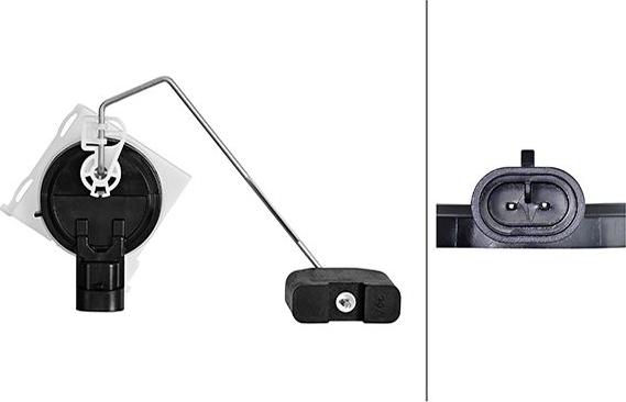 HELLA 6PR 358 187-341 - Senzor,rezervor combustibil aaoparts.ro