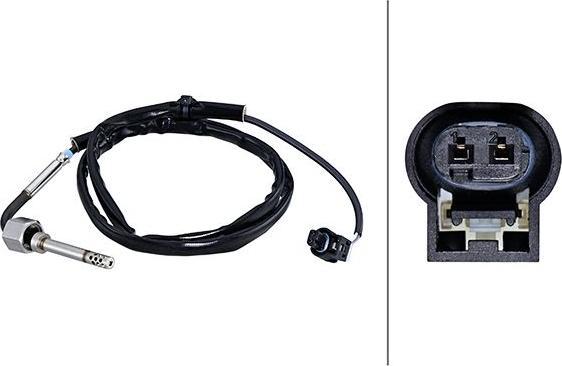 HELLA 6PT 010 376-491 - Senzor, temperatura gaze evacuare aaoparts.ro