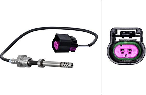 HELLA 6PT 010 376-411 - Senzor, temperatura gaze evacuare aaoparts.ro