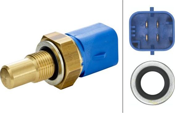 HELLA 6PT 013 113-171 - Senzor,temperatura lichid de racire aaoparts.ro