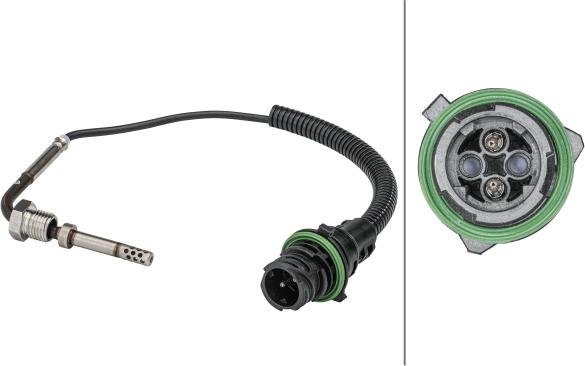 HELLA 6PT 358 181-571 - Senzor, temperatura gaze evacuare aaoparts.ro