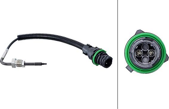 HELLA 6PT358 181-841 - Senzor, temperatura gaze evacuare aaoparts.ro