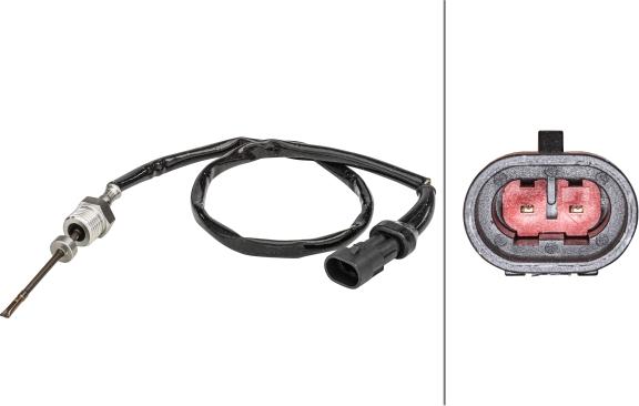 HELLA 6PT 358 181-371 - Senzor, temperatura gaze evacuare aaoparts.ro