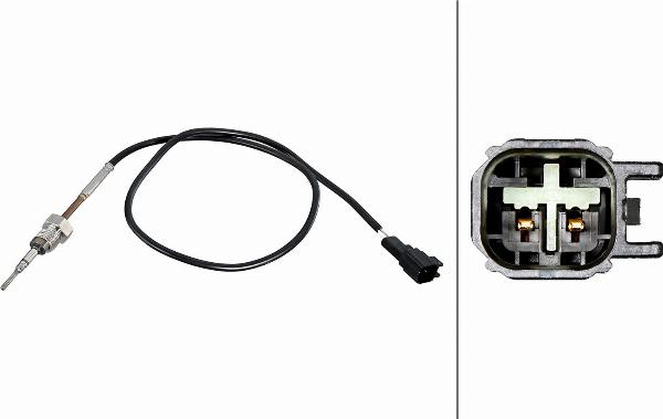 HELLA 6PT 358 226-181 - Senzor, temperatura gaze evacuare aaoparts.ro