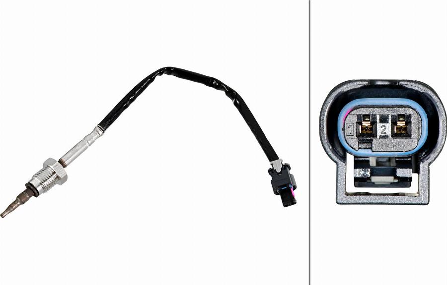 HELLA 6PT 358 226-241 - Senzor, temperatura gaze evacuare aaoparts.ro