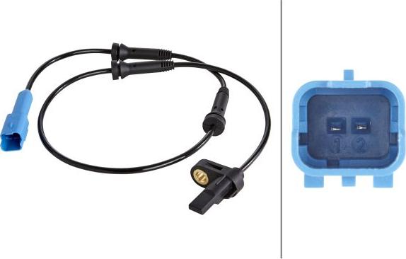 HELLA 6PU 009 106-901 - Senzor,turatie roata aaoparts.ro