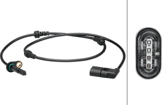 HELLA 6PU 012 679-411 - Senzor,turatie roata aaoparts.ro