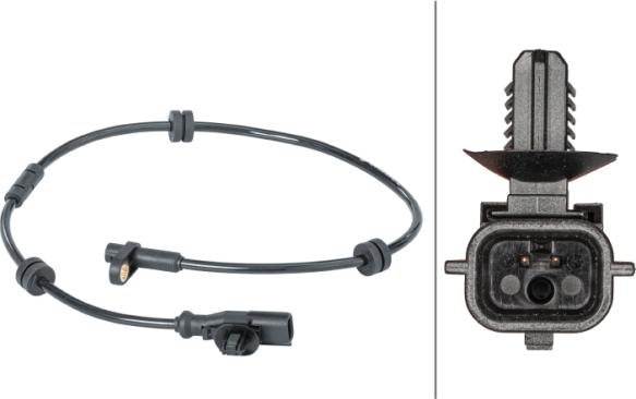 HELLA 6PU 012 679-631 - Senzor,turatie roata aaoparts.ro