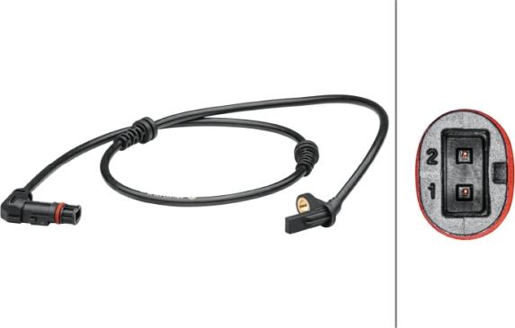 HELLA 6PU 012 679-361 - Senzor,turatie roata aaoparts.ro