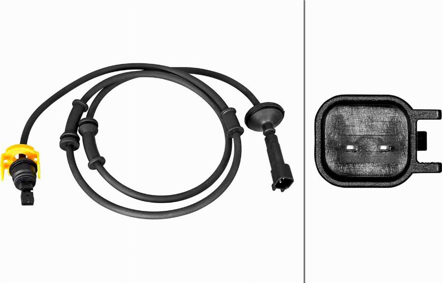 HELLA 6PU 358 219-141 - Senzor,turatie roata aaoparts.ro