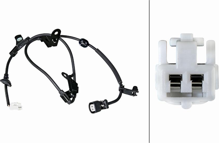 HELLA 6PU 358 219-351 - Set reparat cabluri, senzor turatie roata aaoparts.ro