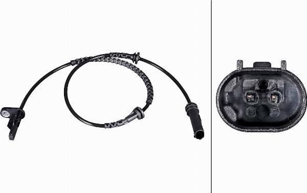 HELLA 6PU 358 216-541 - Senzor,turatie roata aaoparts.ro