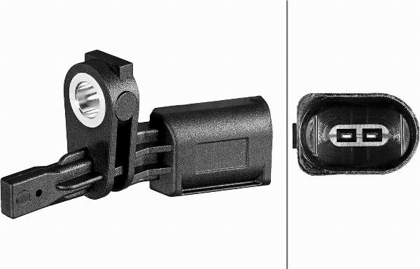 HELLA 6PU 358 216-501 - Senzor,turatie roata aaoparts.ro