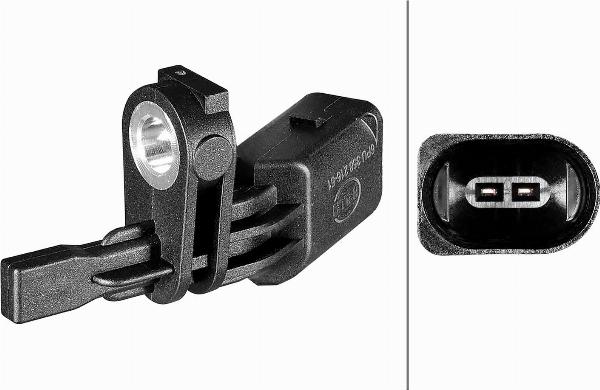 HELLA 6PU 358 216-511 - Senzor,turatie roata aaoparts.ro
