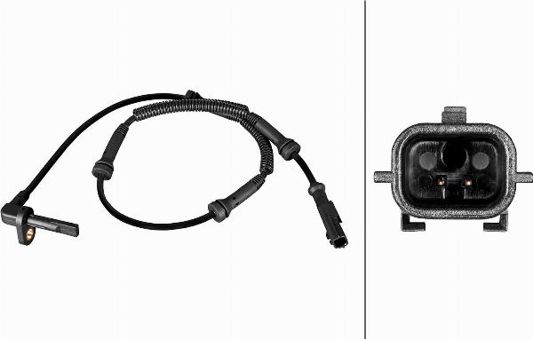 HELLA 6PU 358 216-581 - Senzor,turatie roata aaoparts.ro