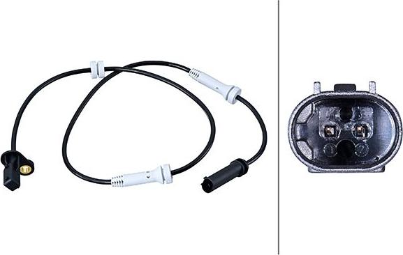 HELLA 6PU 358 216-091 - Senzor,turatie roata aaoparts.ro